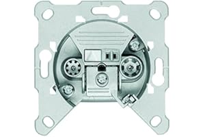 GIRA Serie Standard 55 - reinweiß glänzend (EDU 04F) 2-fach - Zubehör Triax
