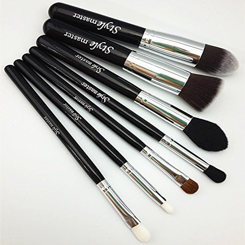Big Oval Pro Makeup Brush Toothbrush Curve Foundation BB Cream Brush + 1 pcs Makeup Sponger