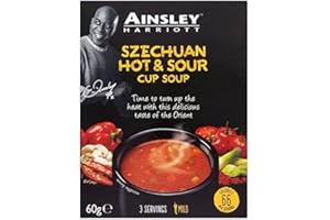 AINSLEY HARRIOTT Ainsley Harriot Szechuan Hot & Sour Cup Soup 60g - Pack of 6
