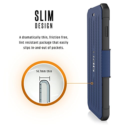 Urban Armor Gear IPH7 6SPLS-E-CB - Funda tipo folio para Apple iPhone 7 Plus y 6S Plus color azul reviews Urban Armor Gear IPH7 6SPLS-E-CB - Funda tipo folio para Apple iPhone 7 Plus y 6S Plus color azul