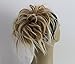 New Tousled Synthetic Hairpiece Scrunchies Straight Elastic updo Scrunchy BUN Brown Blonde Instant Ponytail wig Hairdo (Mix Dark Blonde 1 #27-613)