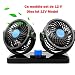 Produktbild Dual Head Auto Auto Air Fan 12 V 360 Grad drehbar verstellbar 2 Speed starker Wind A12V