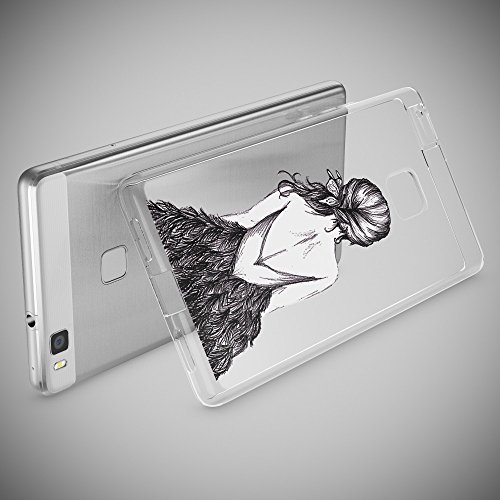 Huawei P9 Lite Funda Carcasa de NALIA Protectora Movil TPU Silicona Ultra-Fina Gel Transparente Cubierta Goma Bumper Cover Case Cristal Clear para Telefono P-9 Lite Designs Bird Princess Huawei P9 Lite Funda Carcasa de NALIA Protectora Movil TPU Silicona Ultra-Fina Gel Transparente Cubierta Goma Bumper Cover Case Cristal Clear para Telefono P-9 Lite Designs Bird Princess