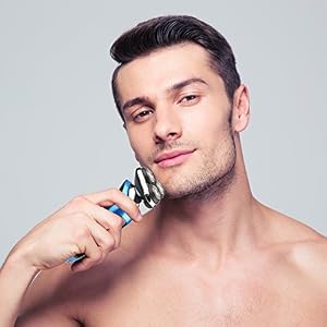 SURKER Electric Shaver Razor For Men Rotary Shaver Wet And Dry 3 In 1 With Nose Hair Trimmer and Sidebums Razor Cordless… - Image 2