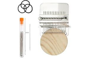 HiCWX Patchmaker Loom 2.0 Kit, 2026 New Patch Maker Loom, Portable Mini Darning Loom Weave Tool, Knit Patch Loom Kit for Quickly Sewing Repair, Sewing Craft Supplies