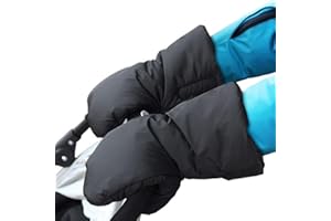 Kinderwagen Handwärmer, Handwärmer Kinderwagen, Handmuff Für Kinderwagen, HIBOER Kinderwagen muff Handwärmer Wasserfest Winddicht, Universalgröße für Kinderwagen Buggy