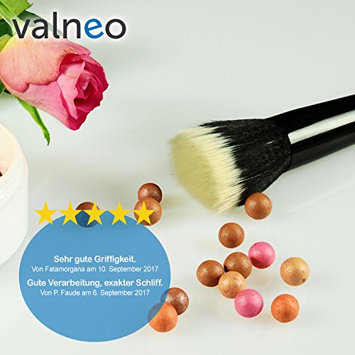 VALNEO Edelstahl Pinzette mit Ergonomie-Fingerauflage, Aufbewahrungsetui und präziser Spitze | 2 Jahre Zufriedenheitsgarantie | Haarentfernung, Augenbrauenpinzette Set - 5