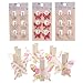 Wooden Butterfly/Flutter Pegs - Decorative Novelty Pegs ~ Pack of 6