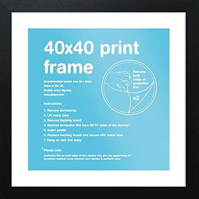 GB Eye Ldt Cadre Noir 40 x 40 cm