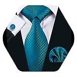 👔Material y artesanía: el conjunto de corbata y pañuelo utiliza la mejor microfibra de seda tejida con jacquard de 1200 puntadas que es duradera, no se deforma y es suave.