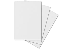 ‎ARTOZ ARTOZ 50 x Letter Paper Blossom White DIN A4 297 x 210 mm Elegant Egoutteur Ribbing High-Quality Design Paper Certificate Paper