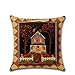 Produktbild RWINDG Happy Halloween Pillow Cases Linen Sofa Cushion Cover Home Decor Bunt Schmetterling Blume Muster Baumwolle Leinen Zierkissenbezüge Fall Kissen Abdeckung Hause Dekor Geschenke (A)