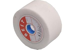 OURECO Mola Di Forma a Tazza, Corindone Bianco, Diametro Esterno 100Mm, Diametro Del Foro 20Mm, Spessore 50Mm/80#