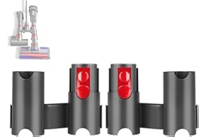 CHUANCHENG 2 szt. stojak na szczotki, dysza ssąca, uchwyt do przechowywania do Dyson V7, V8, V10, V11, V12, V15, duży rozmiar, bezprzewodowy odkurzacz wymienny, 2 szt