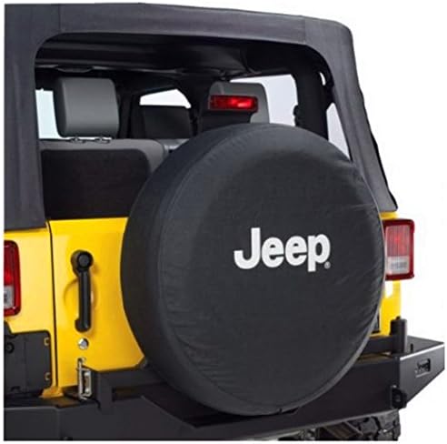 Jucarvo 15" 15inch M Spare Wheel Tire Cover Black PVC New with White Logo