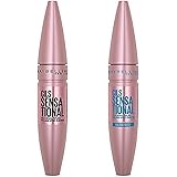 Lot de 2 - Mascara Volume Recourbant - Cils Sensational & Cils Sensational Waterproof - Teintes: noir