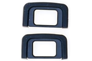 PROtastic® Replacement DK-25 DK25 Eyecup for Nikon D3300 D3200 D3100 D3000 D5300 D5200 D5100 D5000 Cameras (2 Pack)