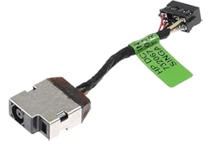 LPUK Charging Port compatible with HP Pavilion 15-n, 15-p Envy 15-k p/n: 730932-FD1, 730932-SD1, 730932-TD1, 730932-YD1 - Replacement DC Jack Power Connector Socket