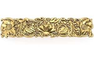 KKJOY Vintage Daisy Flowers and Leaves Hair Clips Barrettes Hand Crafted Spring Clip Metal Hair Pin Headpieces Wedding Bridal Hair Accessories for Women Girls