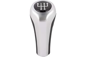 LOVEAUTO Luciauto - Pomo de palanca de cambios para reemplazar la cabeza de botón de palanca de cambio de velocidad de coche 1 3 5 6 Series 34 E36E46 E60 E90 E91 E92 (5 velocidades)