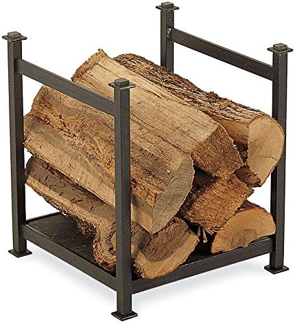 Pilgrim Home and Hearth 18529 Craftsman Wood Holder, Black