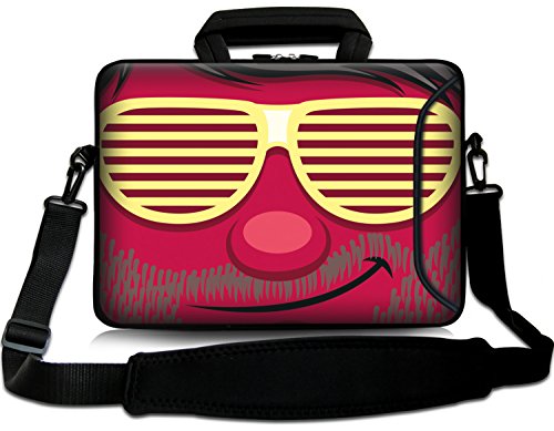 Sidorenko 17-17 3 Zoll Laptoptasche   Laptop Umh  ngetasche  Stilvolle Designer - Computer - Notebook-Schultertasche aus Neopren Schmutz- und Wasserab