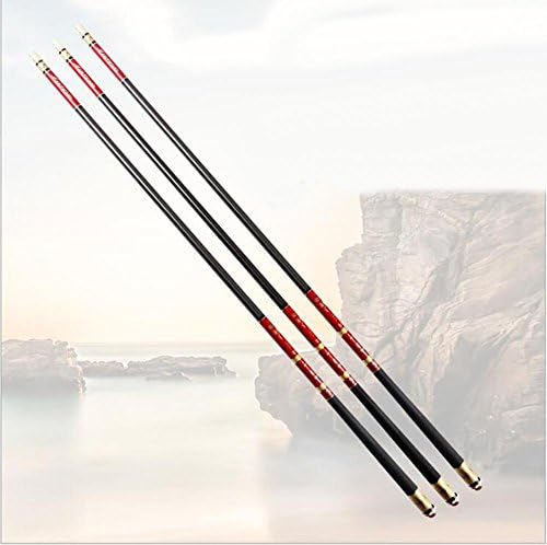 LXR Superhard Carbon Fiber Travel Spinning Pole Telescopic Fishing Rod 3.6M-7.2M , 4.5 m