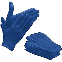 Bon Organik Reusable Blue Cotton Gloves (Pack Of 10)
