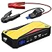 Price comparison product image DBPOWER 600A 18000mAh Portable Car Jump Starter, Emergency Battery Booster Pack with Dual USB Charging Outputs, LED Flashlight and Compass (Black/Yellow)
