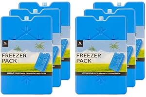 ZANGCO Reusable Ice Pack Freezer Blocks - Long-Lasting Cold Gel Packs, Compact, Non-Toxic, and BPA-Free, Ideal for Camping, Picnics, and Outdoor Activities