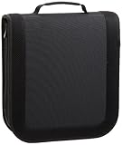 AmazonBasics CD / DVD Wallet 128 Disc Capacity Nylon Black