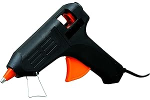 Posten Anker Heißklebepistole inkl. Klebesticks, 10 Watt, schnelles Vorheizen, Klebepistole für Papier, Plastik, Holz, Leder, Keramik, Schaltkreise, Heissklebepistole für Handwerk und Basteln