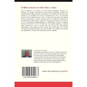 El Millo cebada en Villa Clara, Cuba: Resultados de un  Proyecto CITMA