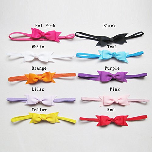 Demiawaking Mädchen Baby Kinder Satin Stirnband Haarband Zusätze - 4