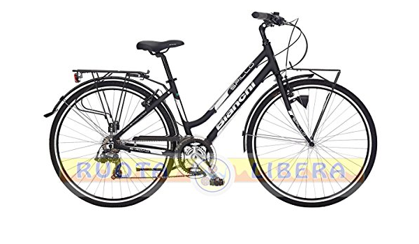 City Bike BIANCHI Spillo Rubino Donna Mis.47 Cambio Shimano 21V. : Sport e  tempo libero