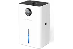 AONELAS Dehumidifiers for Home, 1.8L Dehumidifier for Bedroom with Auto-Defrost and Auto-Off Function, Portable Dehumidifiers for Drying Clothes Quiet Air Dehumidifier for Bathroom Office RV Closet Home Damp