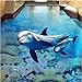 Produktbild Wmbz Delfini Personalisierbare Personalisierung Madre und Sohn Profondo Mondo Unterwasser-Unterlage 3D Stereo Badezimmer Aufkleber