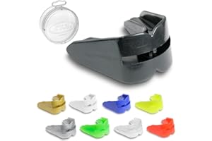 ‎GAME GUARD SPIELSCHUTZ – DOPPELT – BLAUER Mundschutz/Zahnfleischschutz – für obere und untere Zähne – Mundschutz, CE-geprüft, Boxen, MMA, Sport - Schwarz