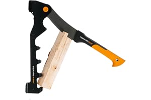 Fiskars X-series Vedklyvset med Väggfäste och Machete WoodXpert XA3