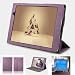Produktbild Mulbess - Gigaset QV 830 8 Zoll CleverStrap Leder Tasche Hülle Case - Premium Tablet-PC Schutzhülle Case Tasche Etui Sleeve Cover mit Easy Standfunktion Farbe Violett