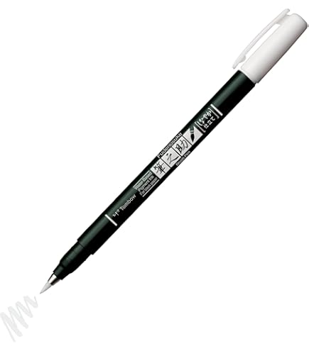 Set Fudenosuke Tombow - Pennarelli Per Calligrafia E Lettering - Foto 13