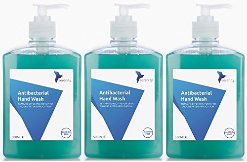 Serenity Alcohol Free Antibacterial Hand Wash (500ml x3)