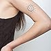 Tattify Sun And Moon Temporary Tattoo - Sol Y Luna (Set of 2)