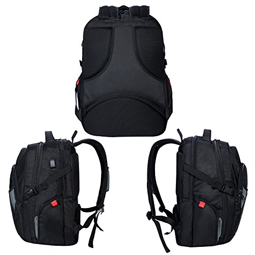 KALIDI 17 3 Zoll Laptop Rucksack Laptop-Tasche passen f  r bis zu 17 3 Zoll Gaming Laptops Notebooks Computers f  r Alienware 15 Terrans Force 911 M66