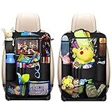 Perfekt Auto Rückenlehnenschutz : Vollständige Abdeckung der Rückseiten der Vordersitze. Das perfekte Autozubehör, um Ihre Autositze mit wenig Aufwand vor Schmutz, Schlamm und Schuhabdrücken zu schützen, halten Sie Ihr Auto sauber aller Zeiten.