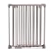 Baby Vivo Comfortable Barrier Metal and Fire Guard Heater Guard Room Fireplace Protection Divider in Grey (4 panels and one door)
