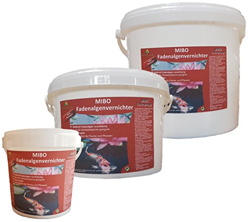 MIBO Fadenalgenvernichter 3000 g für 90.000 Liter Teichwasser Fadenalgen Stopp - 2