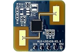 Moqqeu 1 PCS 24G MmWave LD2420 Human Presence Radar Sensor Induction Module Human Presence Radar Sensor