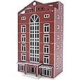 ATINGSHOKB N Scale Building 1:150 Train Railway Modern City Shopping Mall Buildings House Assembled Architectural for Model Train Layout