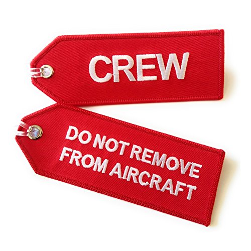 aviamartCrew/Do Not Remove from Aircraft Luggage tag | Size - Small | Crew Tag | aviamart®
